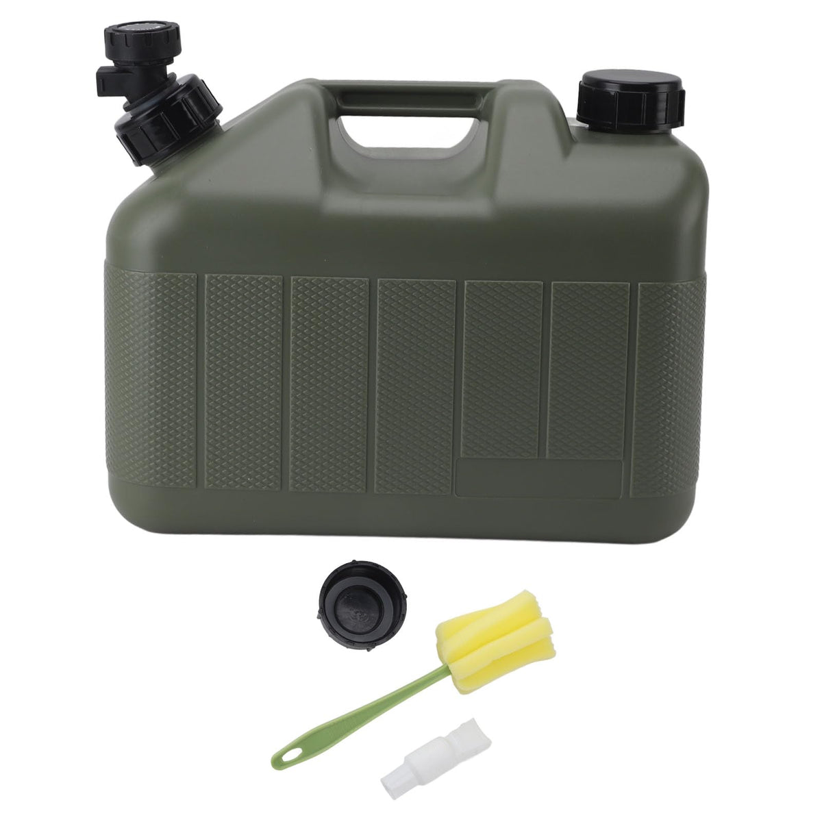 10L Green Camping Water Container with Faucet M4348