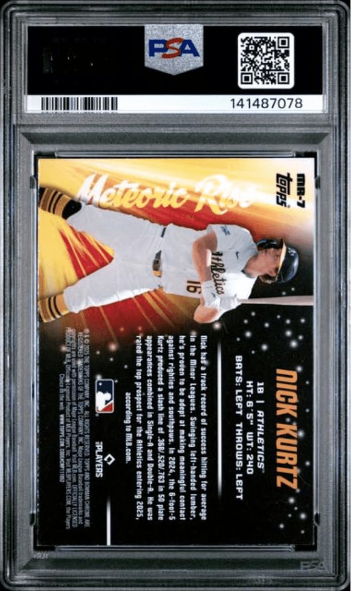 2025 Topps Bowman Chrome Mega Box Baseball Card PSA 10 C531086