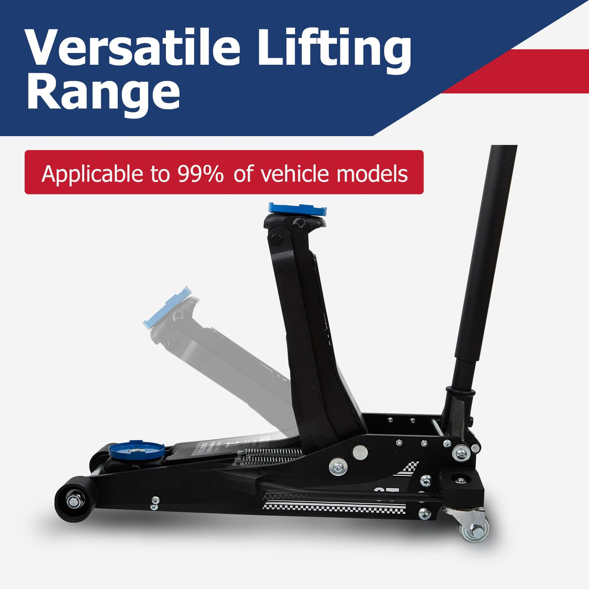 3 Ton Aluminum and Steel Floor Jack U155