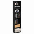8-Tier Espresso Media Shelf with Adjustable Shelves J549139