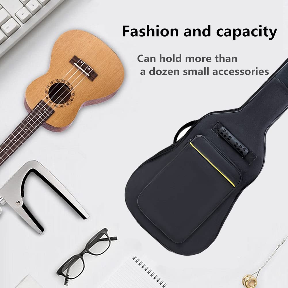 40 41 42 Inch Acoustic Folk Guitar Bag Backpack 600D Oxford Soft Carry Case J2299