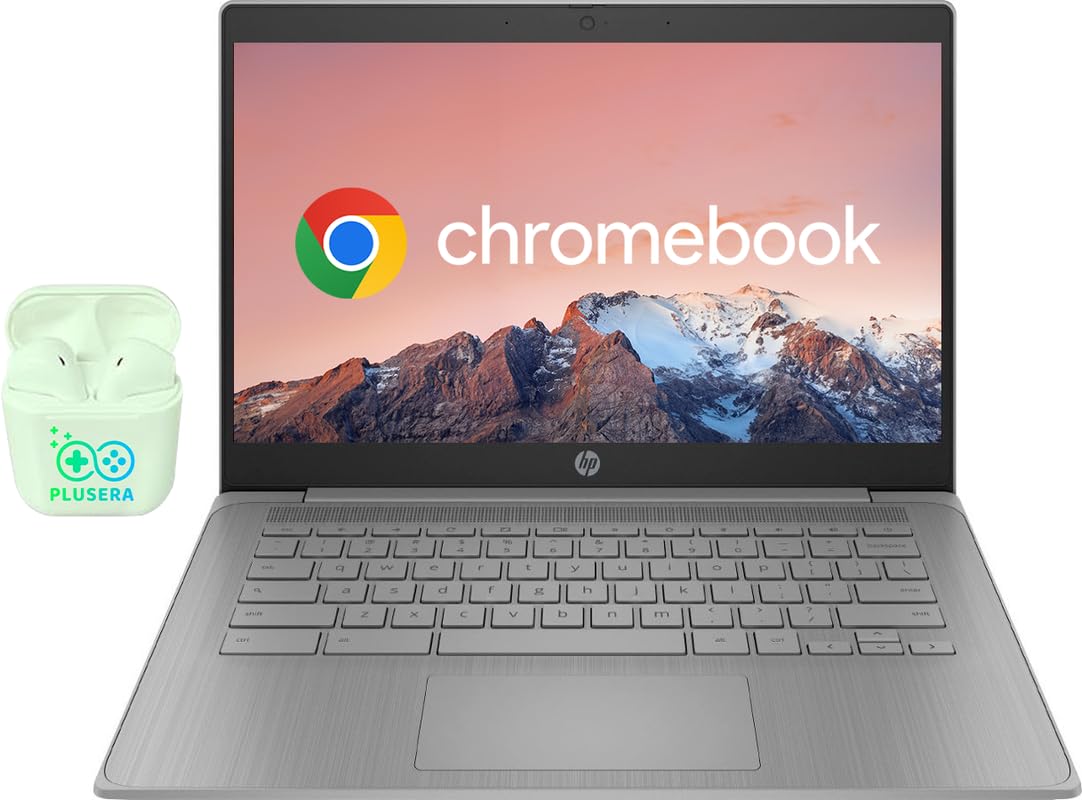 14" Chromebook Laptop Computer, Intel Celeron N4120, 4GB RAM 64GB eMMC, Gray J566