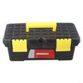 10 Inch Black Plastic Toolbox with Dual Layer Organization C2973