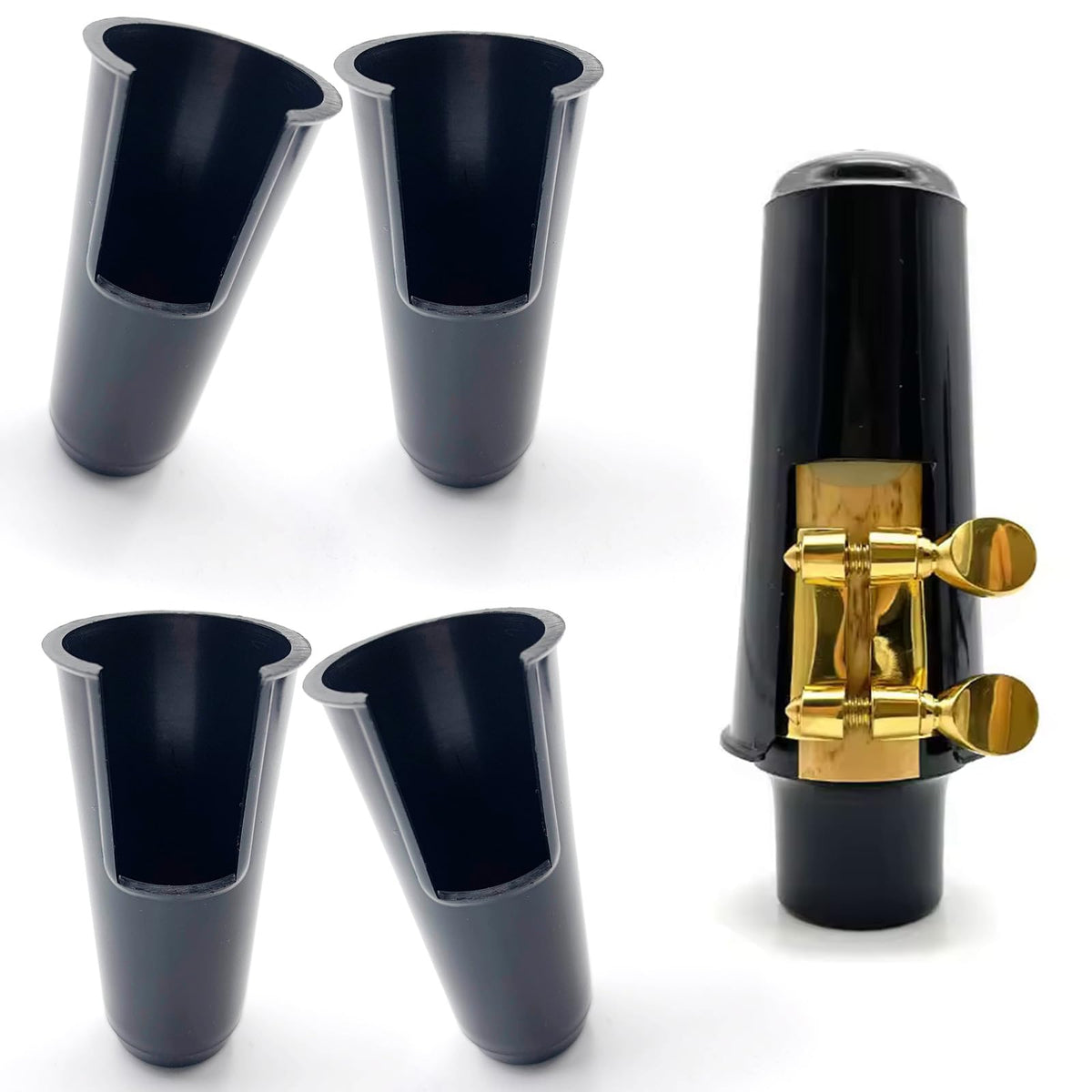 4-Pack Plastic Mouthpiece Cap with Ligature Attachment R2874