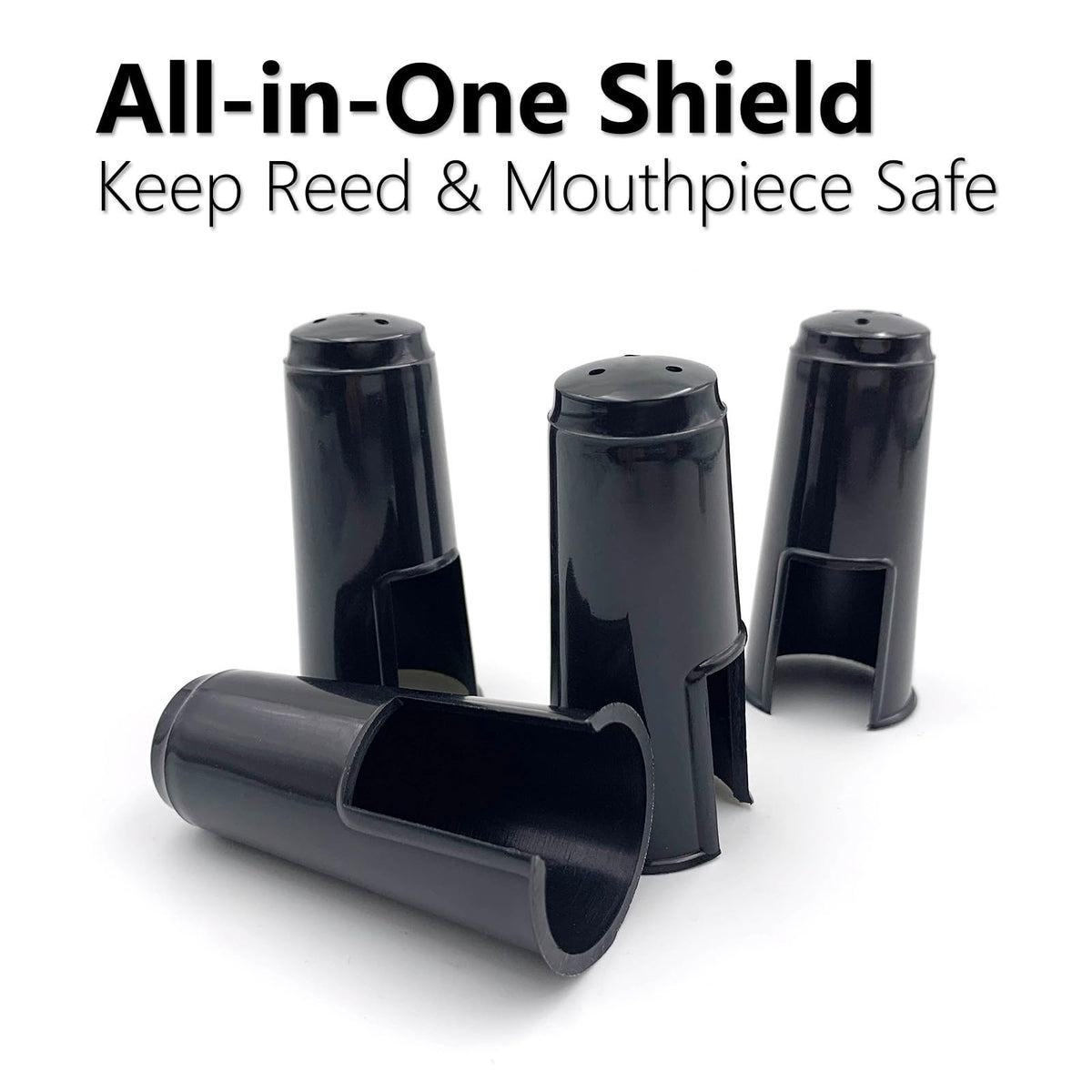 4-Pack Plastic Mouthpiece Cap with Ligature Attachment R2874