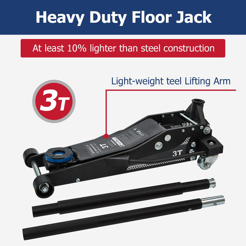 3 Ton Aluminum and Steel Floor Jack U155