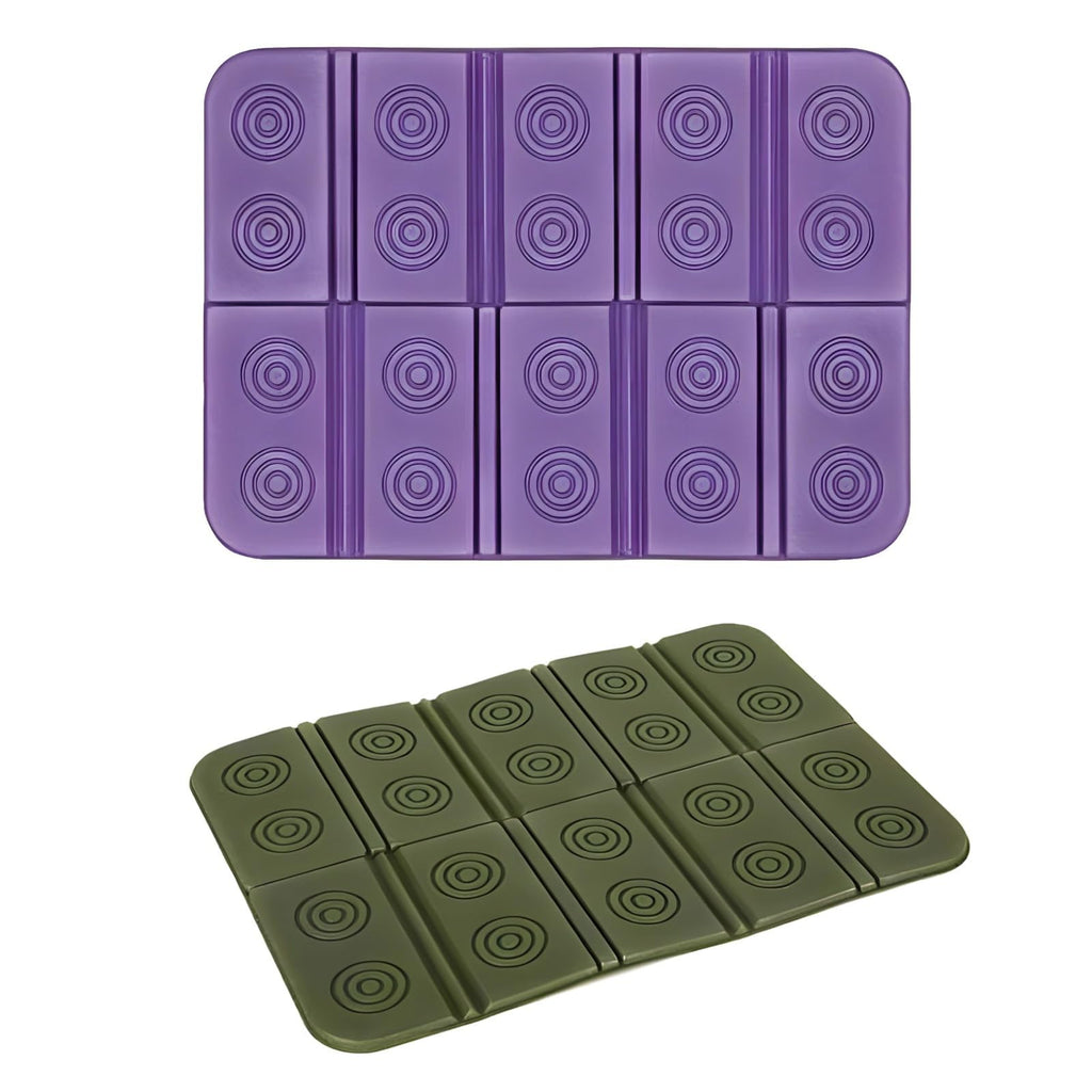 2 Pcs Waterproof Folding Foam Camping Mats Y259826