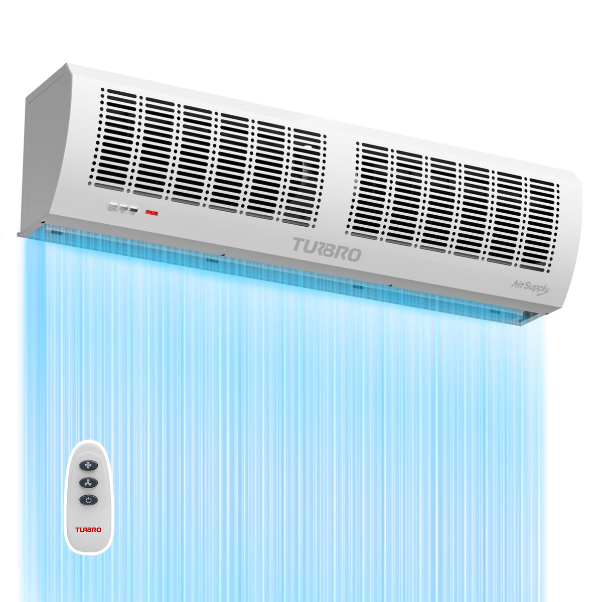 36-Inch Wall-Mounted Air Curtain Fan with Magnetic Switch X13096