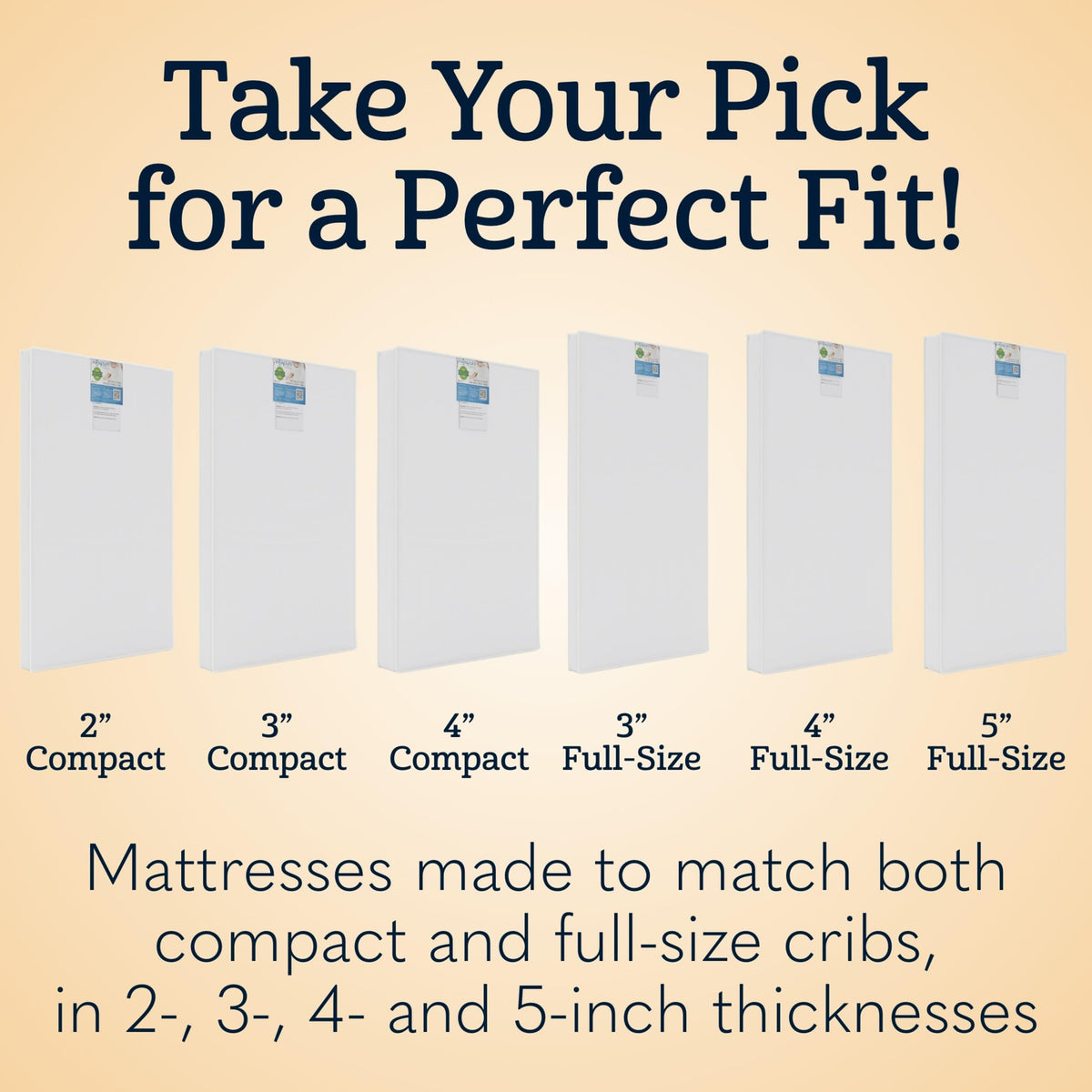 3" Foam Baby Crib Mattress K7521