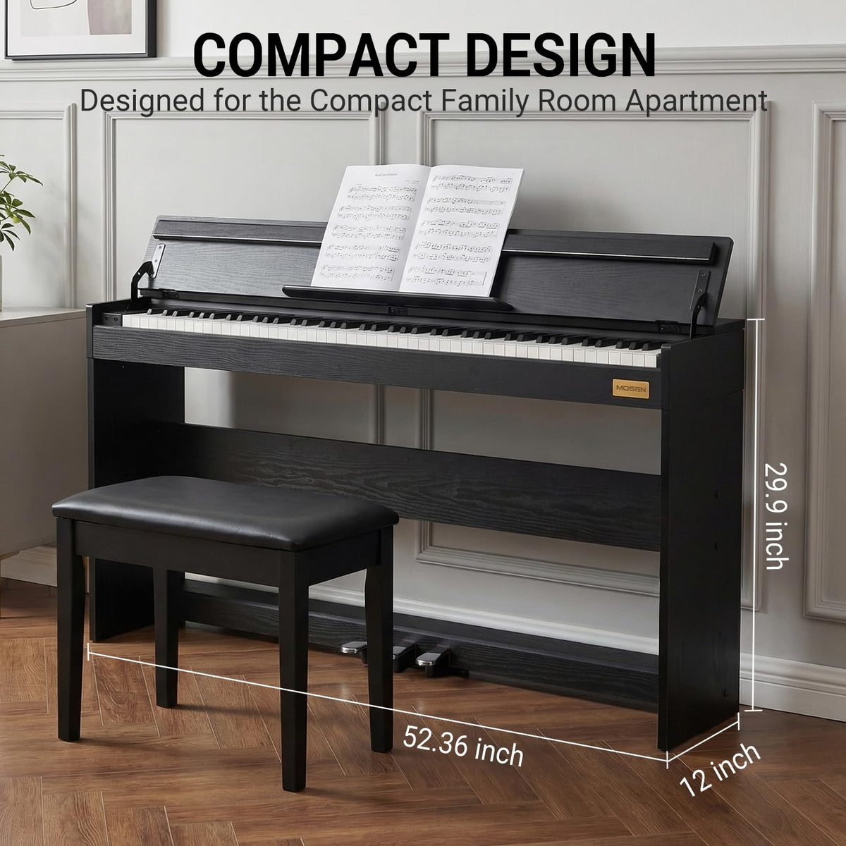 88 Key Fully Weighted Digital Piano F2616