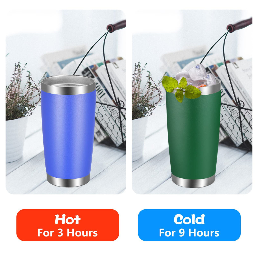20oz Stainless Steel Insulated Tumbler with Lid and Straw F916