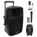 1200W Portable Bluetooth PA Speaker with Subwoofer and Wireless Microphone V946