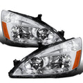 2003-2007 Honda Accord Sedan Coupe Headlights Left + Right I6897