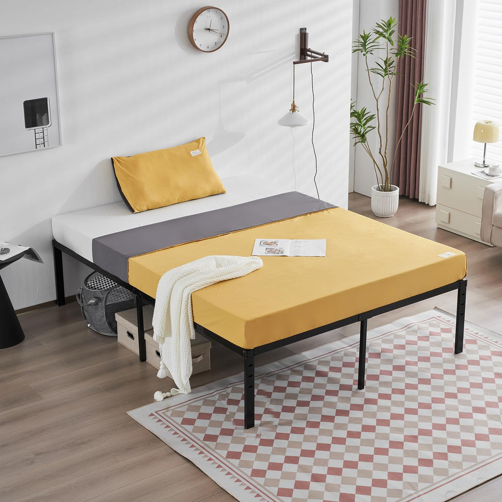 18 Inch Metal Queen Bed Frame Q60766