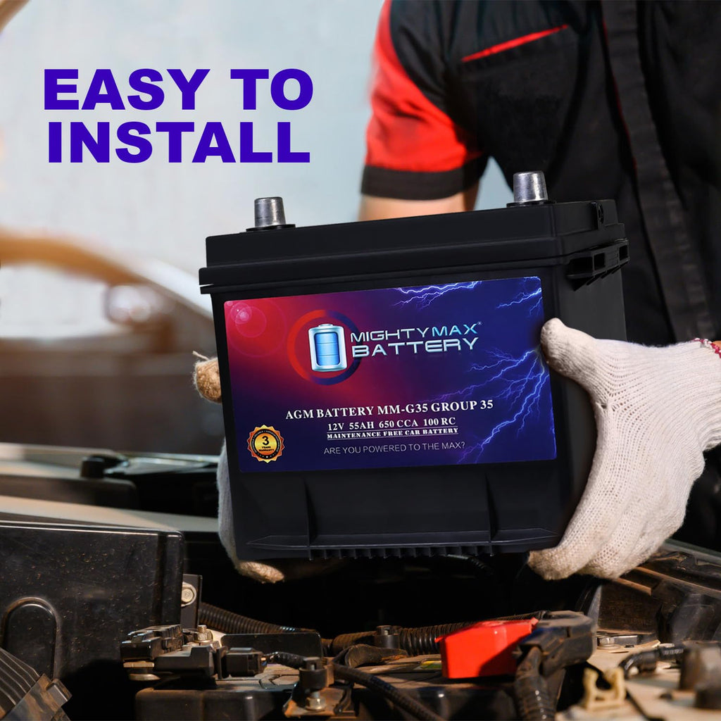 12V 55Ah AGM Replacement Battery P4685