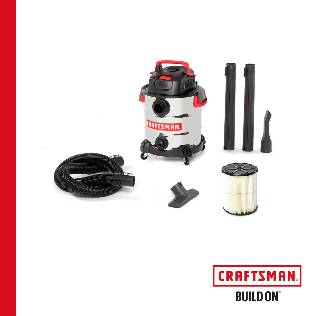 10 Gallon Stainless Steel Wet Dry Vac C330305