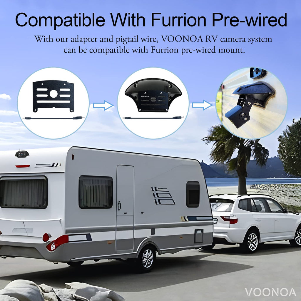 1080P Wireless RV Camera System with 7 Inch HD Monitor A741
