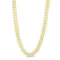 14k Yellow Gold Cuban Link Chain Necklace U7414