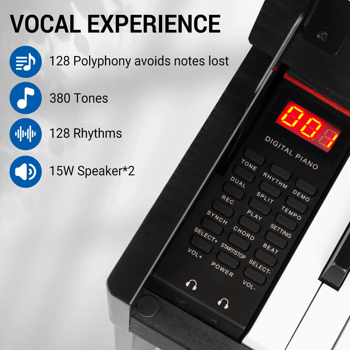 88 Key Fully Weighted Digital Piano F2616