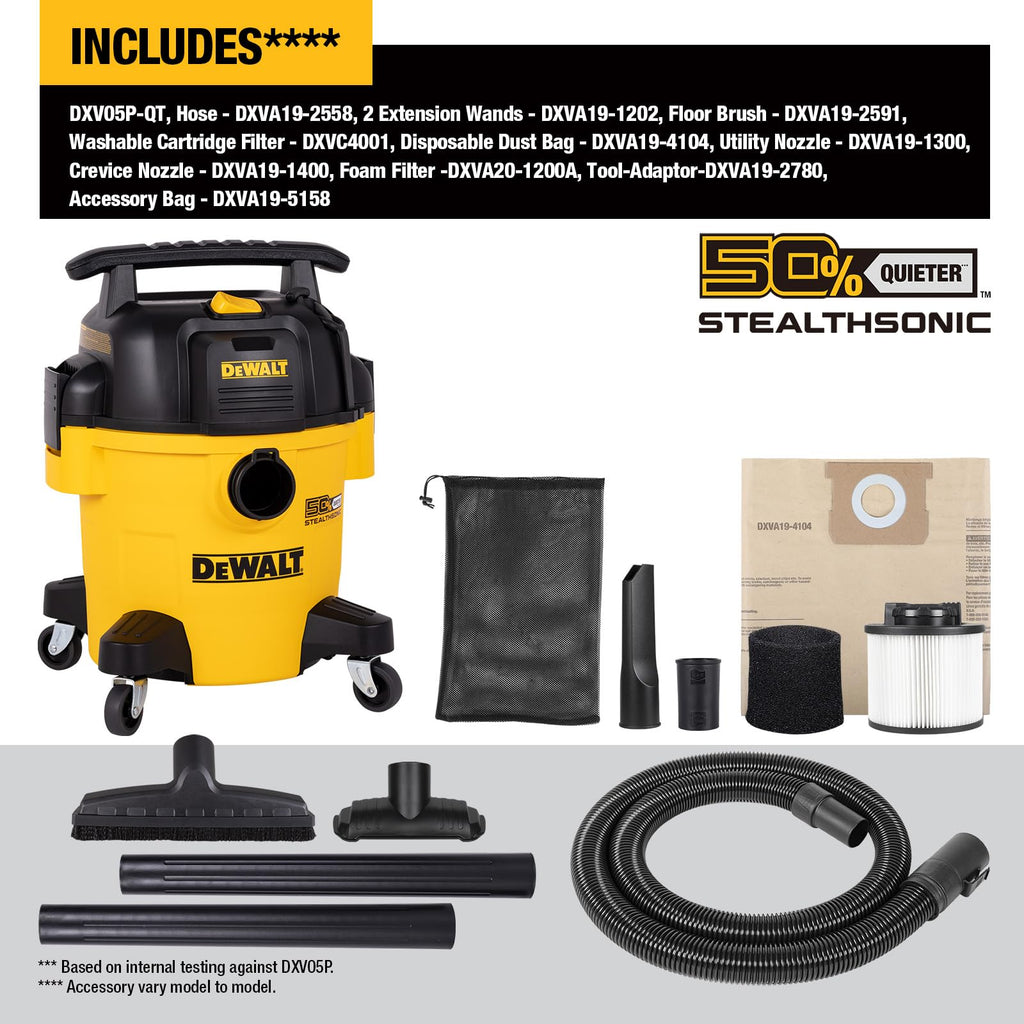 5 Gallon Ultra Quiet Wet Dry Shop Vac N401803