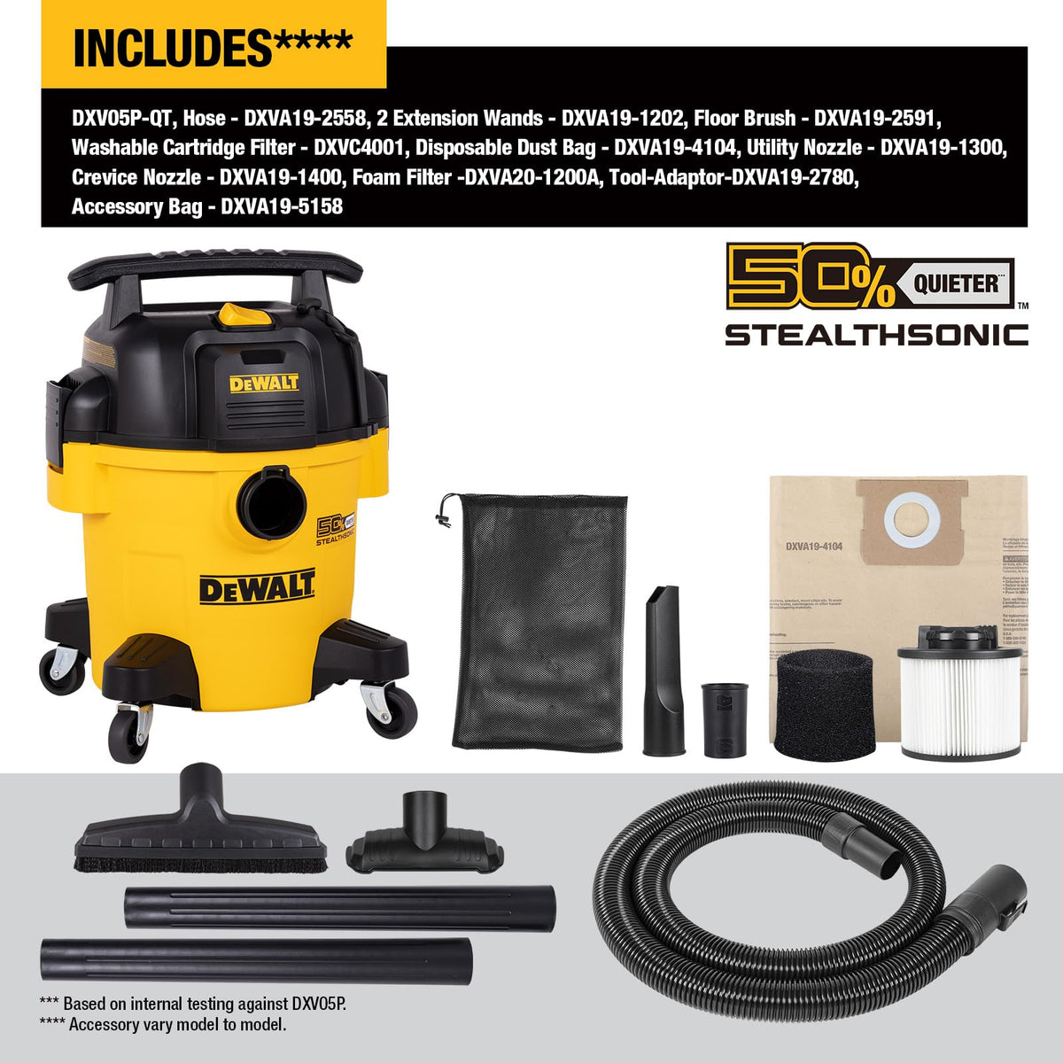 5 Gallon Ultra Quiet Wet Dry Shop Vac N401803