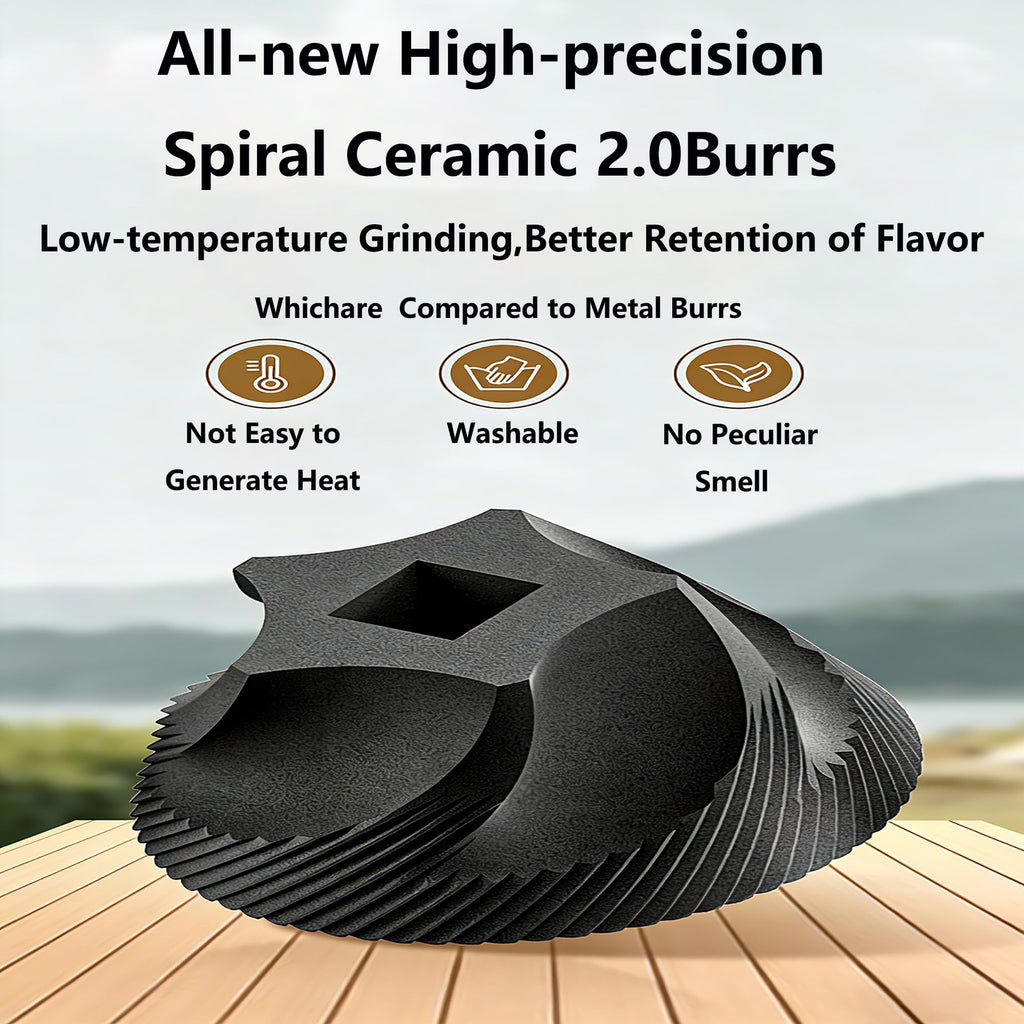 Manual Coffee Bean Grinder with Ceramic Conical Burr I5568