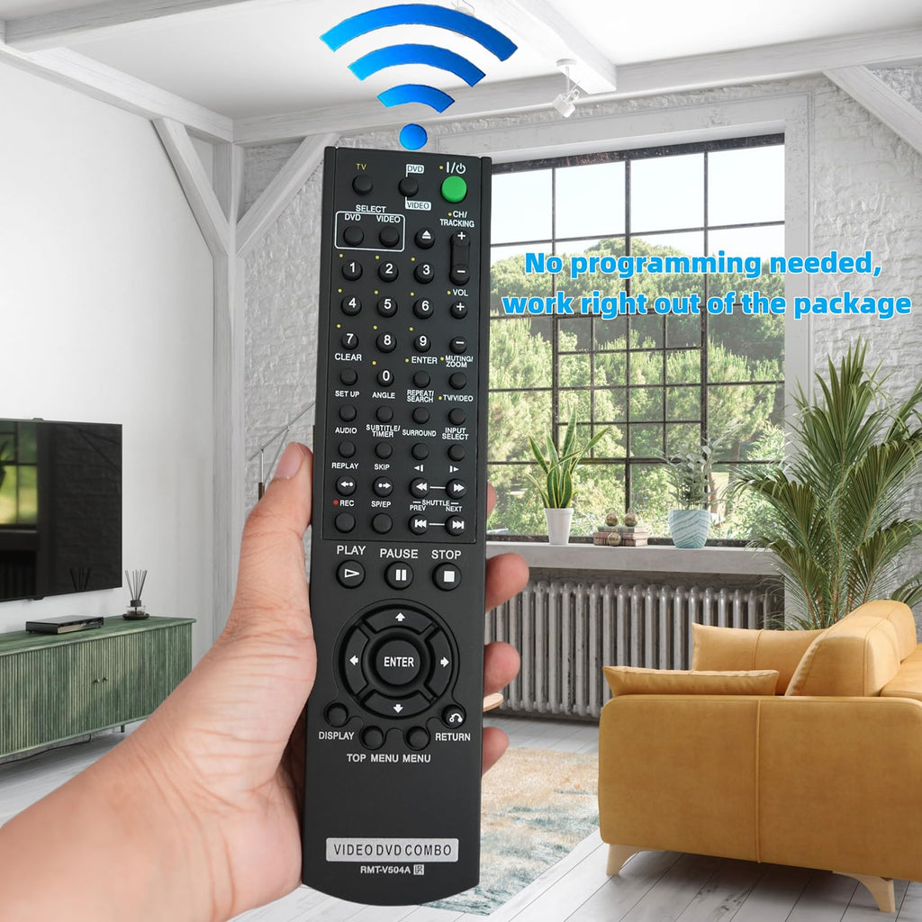 Replacement Remote Control for DVD/VCR Combo Player K65242