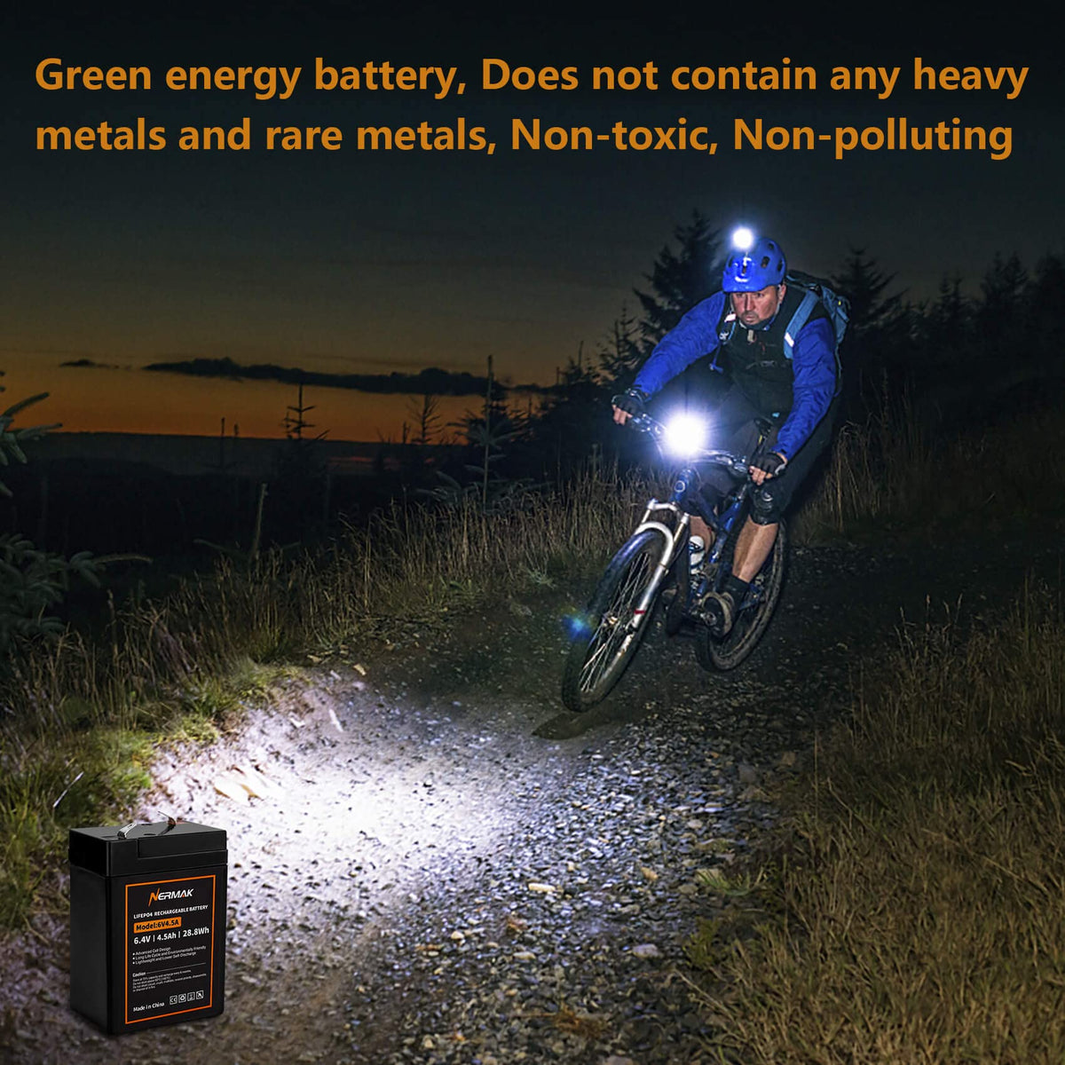 6V 4.5Ah LiFePO4 Battery 2 Pack K22424