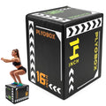 3 in 1 Foam Plyometric Jump Box, 12 14 16 Inch Soft Plyo Box W598