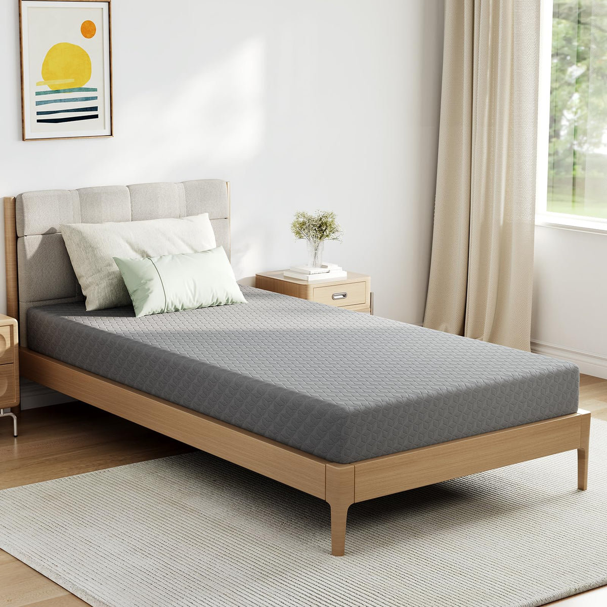 Twin 5 Inch Memory Foam Mattress L69254