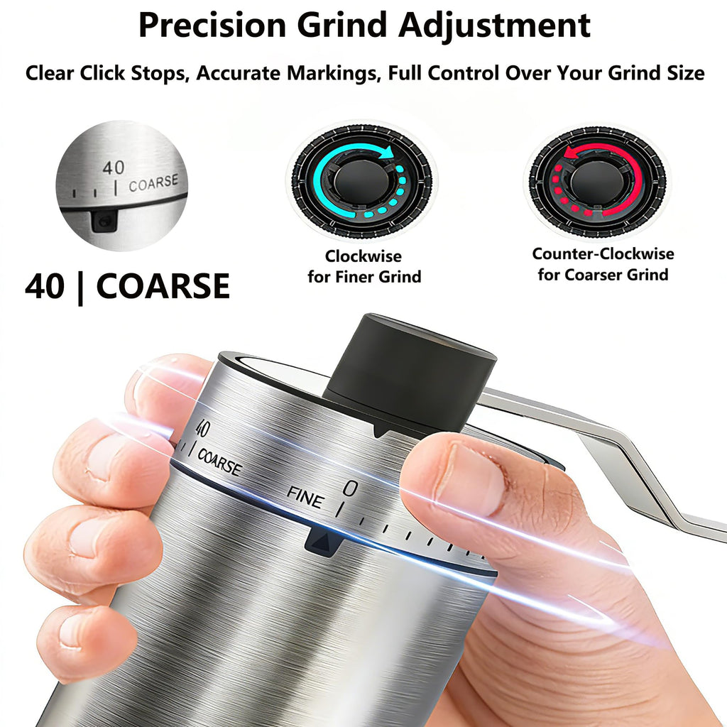 Manual Coffee Bean Grinder with Ceramic Conical Burr I5568