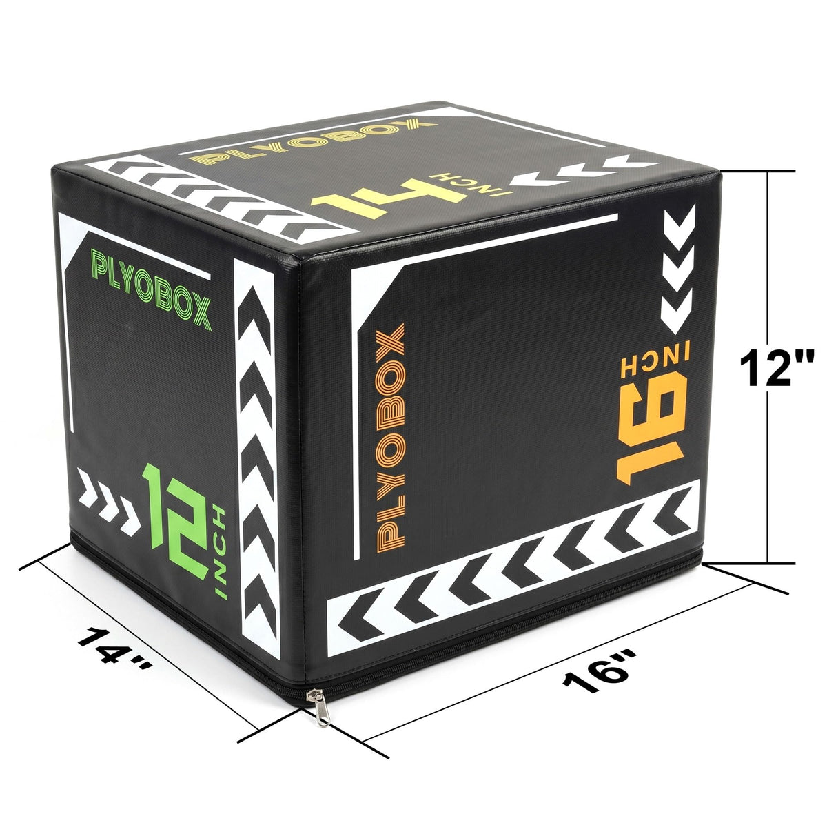 3 in 1 Foam Plyometric Jump Box, 12 14 16 Inch Soft Plyo Box W598