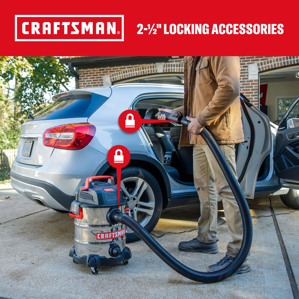 10 Gallon Stainless Steel Wet Dry Vac C330305