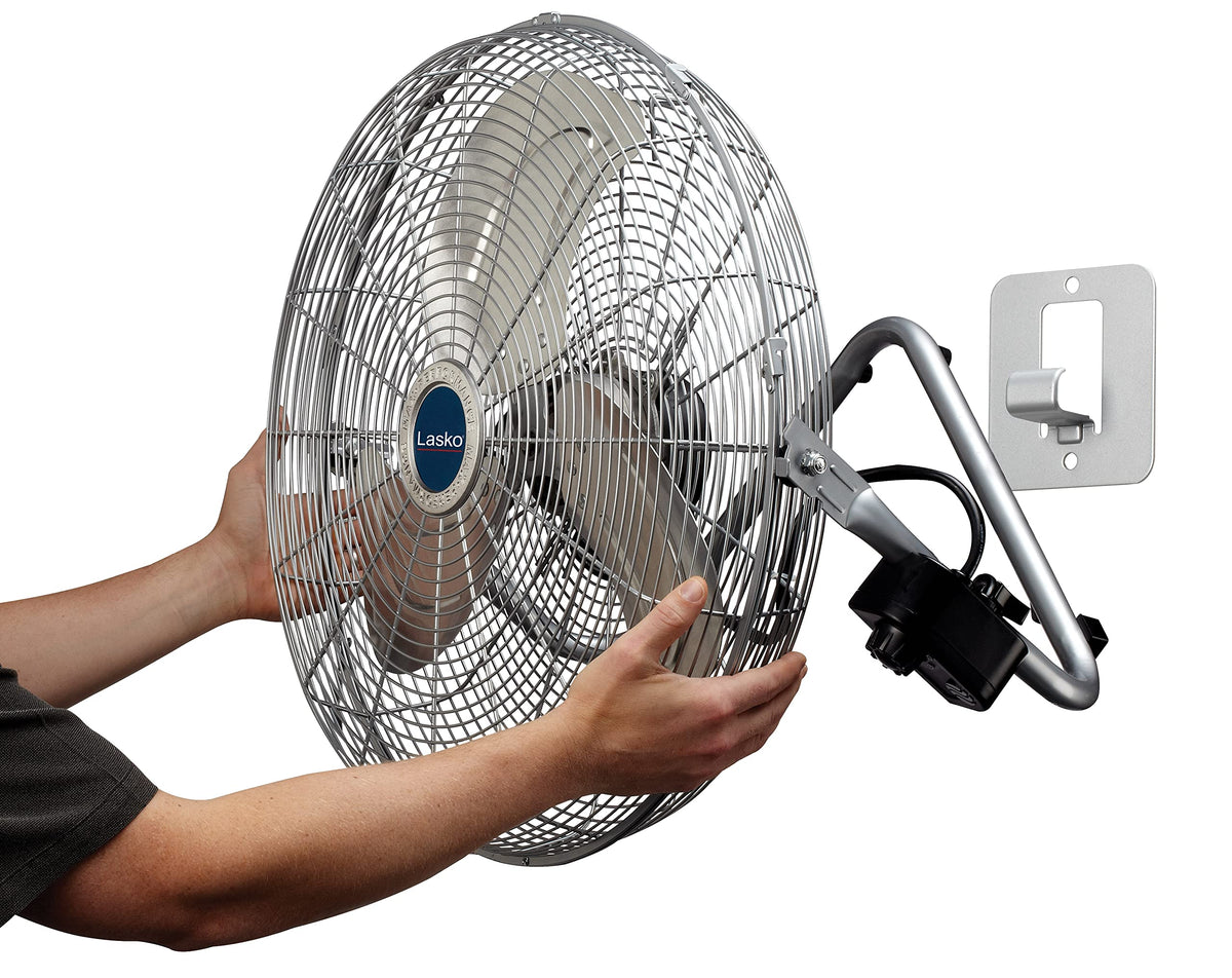 20" Silver High Velocity Wall Mount Fan C699